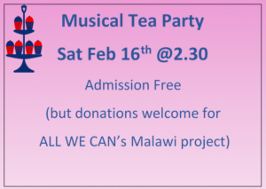 Musical Tea Party @ Perth Methodist Church | Scotland | United Kingdom